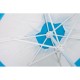 Ομπρέλα παραλίας Escape 2m με αεραγωγό γαλάζια/λευκή